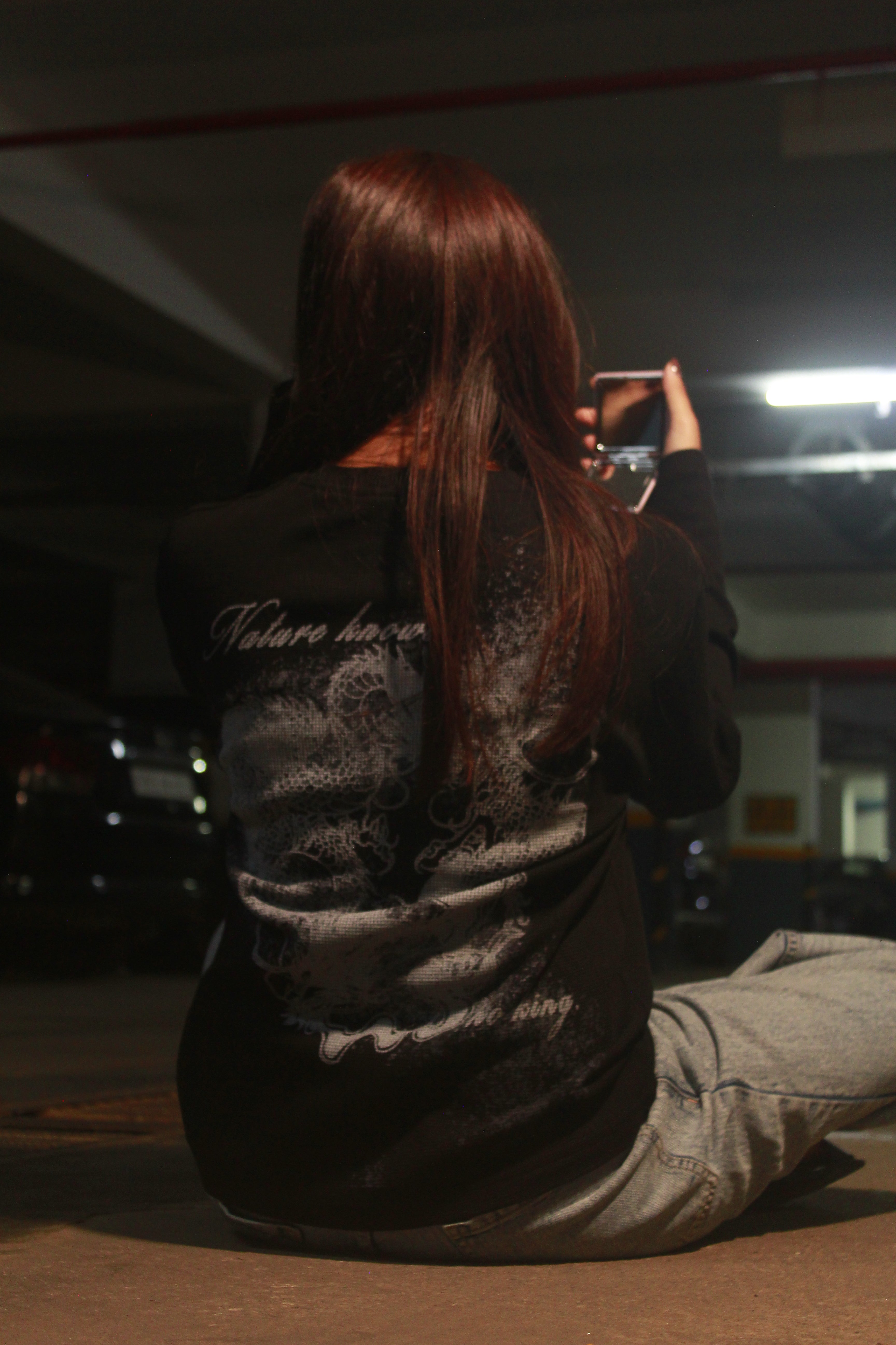 Dragon waffle knit henley