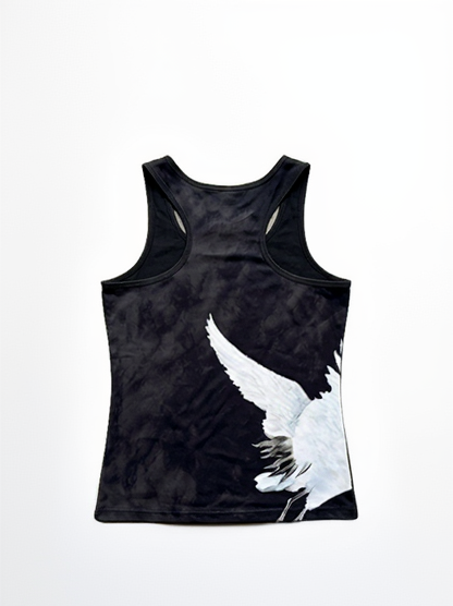 Crane racerback tank top